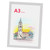 A3 PVC Magnetic Picture Frame Creative Transparent File Display Frame Sign Holder for Refrigerator Whiteboard Cupboard Wall Door