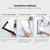 A3 PVC Magnetic Picture Frame Creative Transparent File Display Frame Sign Holder for Refrigerator Whiteboard Cupboard Wall Door