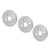 3Pcs Spur Gear Straight Tooth 4 Long Hole 12 Round Hole 0.8 Mod 14mm Center Hole 4mm Thickness4312‑0414‑0066