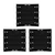 3Pcs Multifunction DIY 4 Slots 3.7V 18650 Battery Case Holder Storage Box with Pins
