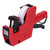 Price Tag Gun Coding Machine 8 Digits with 10pcs White Red Lines Sticker Labels Ink Red