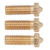 3Pcs Volcano Nozzle Kit Set Brass High Speed Print Head 1.75mm Long Filament for 3D Printer Extruder 0.8mm