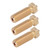 3Pcs Volcano Nozzle Kit Set Brass High Speed Print Head 1.75mm Long Filament for 3D Printer Extruder 0.8mm