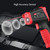 TASI Non-contact IR Infrared Thermometer Digital Handheld Temperature Tester 12:1 Pyrometer Color LCD Display with Backlight Centigrade Fahrenheit -50～680℃(-58～1256℉)