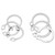 120pcs Stainless Steel Snap Retaining Ring Circlip Assortment Set 9mm - 14mm with Box