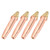 4Pcs Propane Cutting Torch Tips High Temperature Resistance Fast Cutting Isobaric Cutting Nozzle3#