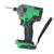 Cordless Impact Wrench Kit 550N.m High Torsion Heavy Duty 3400RPM Brushless Electric for Car Truck RV Green 100‑240V US Plug