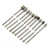 20PCS Woodworking Small Rotation File 3mm High Speed Steel Incisive Grinding Bit for Engraving Silver Color