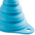 Automotive Paint Filter Paper Silicone Funnel Set Safe Large Size Car Paint Paper Strainers Funnel Kit Blue 100pcs Paper Funnel 1 Silicone Funnel