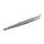 Alloy Steel Tweezers with Adjustable Slide Lock Antimagnetic Tweezers for Electronic Repair Bend Tip