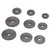 9Pcs Metal Gear Set Mini Lathe Cutting Machine Gears 2xT60 2xT50 1xT45 2xT40 1xT35 1xT30