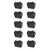 10PCs 2‑Pin Switch Rocker On Off 2‑Position KCD3 Household Accessories Silver Terminal