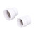 2Pcs TIG Welding Cup 12#/14# Ceramic Nozzle Accessory Set Kit for WP9/17/18/20/25/26(White )
