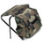Backpack Chair 600D Oxford Cloth Reinforced Steel Pipe Large Storage Capacity Folding Stool for Fishing Camping