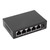 Ethernet Unmanaged Desktop Switch 5 Ports Aluminum Alloy Office Ethernet Splitter  100‑240V