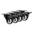 4PCS 2in Heavy Duty Plate Casters Universal Swivel Gliding Caster Wheels for Handcart Workbench