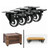 4PCS 2in Heavy Duty Plate Casters Universal Swivel Gliding Caster Wheels for Handcart Workbench
