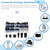480Pcs JST  2.54mm Pitch 2-Pin 3-Pin 4-Pin Connector Housing Assortment Kit Female and Male Dupont Connector Set for Jumper Wire Ribbon Cable PC Fan Header Robots Printer DIY