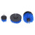 3Pcs Drill Brush Attachment Power Scrubber Kit Tile Bathtub Floor Carpet Cleaning Blue