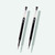 Gel Ink Pen Black Ink Retractable Silent Fine Point Sleek Writing Gel Pen for Work Study Painting 0.5mm Black