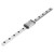 MGN12H Black Miniature Linear Rail Guide12mm Width   Slide Block (300mm)