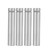 4pcs Stainless Steel 12*60 / 12*80mm Advertising Nail Hollow Glass Standoff Holder(12*60mm)