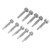 100Pcs Hex Washer Screws 304 Stainless Steel Self Tapping Screw Assortment 4.2x25mm 4.8x25mm