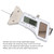 Solar Energy Digital Tyre Tread Depth Gauge Caliper Stainless Steel Tire Depth Measuring Ruler 0-25mm 0.01mm0-25mm