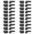 20PCS 22.160 4mm Insulated Safety Banana Plug Connector Housing for RC Connector SocketBlack