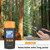 3-in-1 Digital Wood Moisture Meter Firewood Water Content Analyzer Ambient Temperature+Humidity+Wood Moisture Tester with Extra Long Probe for Woodworking Lumber Timber
