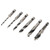 6Pcs 3 Point Drill Bit High Speed Steel Imperial Wood Drills Bits for Woodworking Maple