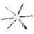 6Pcs 3 Point Drill Bit High Speed Steel Imperial Wood Drills Bits for Woodworking Maple