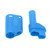 20PCS 22.160 4mm Insulated Safety Banana Plug Connector Housing for RC Connector SocketBlue