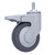 4in Caster M12 Thread Stem Silent Universal Wheel with Brake Furniture Rolling Accessories