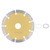 Segmented Diamond Saw Blade Ultra Thin Tooth Circular Diamond Cutting Wheel Saw Blade for Tile Granite Marble Ceramic 125mm/4.9in