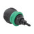 Ratchet Screwdriver Mini Magnetic Cross Head Slotted 2 in 1 Chrome Vanadium Steel Hardware Green
