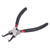 Internal Curved Retainer Ring Pliers Carbon Steel Rubber Circlip Pliers with Immersion Handle 6in
