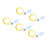 5pcs PP Plastic Float Switch Water Tank Pool Liquid Level Sensor Controller Blue P5210