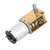 Mini Gear Motor Micro Worm Gear Reducer Brush DC Motors Electronic Devices 1218GEN20(DC6V 70RPM )