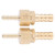 2pcs 4--8mm Brass Fitting Hose Barb Tail Reducer Reducing Plug Connector