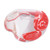 Anti Fog Respirator PC Transparent Splash Prevention Breath Filter Respirator Face Shield for Teacher Adult Red