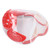 Anti Fog Respirator PC Transparent Splash Prevention Breath Filter Respirator Face Shield for Teacher Adult Red