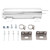 Radiator Tank Overflow Polished Stainless Steel with Brackets Bolts Screws Industrial Supplies 3x10