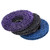 3Pcs Angle Grinder Polishing Disc Elastic Resin Grinding Wheel Polishing Pad 4.5in 115mm