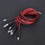 12V LED Light Emitting Diode with Wire Kit 3mm Round Head Highlight Lights Beads Purple Light