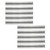 10Pcs Binding Spines Spirals Coils Combs 30 Holes Plastic Strip for Loose Leaf 1/2in Diameter Black