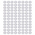 150Pcs Flat Washers Assortment Kit A2‑70 Stainless Steel Bolts Washer Replacement DIN125M3