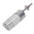 Self Locking DC Worm Gear Motor with Flange M6 Rotating Shaft Thread Speed Reduction Geared Motor DC12V 35RPM
