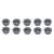 10 Pcs Lathe Carbide Blade Round Wood Turning Cutter High Precise Wear Proof CNC Milling Insert