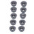 10 Pcs Lathe Carbide Blade Round Wood Turning Cutter High Precise Wear Proof CNC Milling Insert
